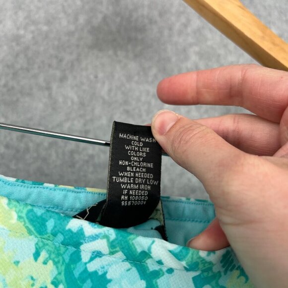 Lane Bryant Asymmetrical Pull On Midi Skirt Size 14/16 Green Fairy Whimsical EUC - Picture 6 of 10